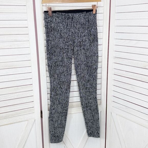 Lululemon Run On Power Luxtreme Leggings Irregular Denim Twill Black White 4 - Picture 1 of 14